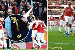 La figura del Arsenal, Aubameyang, fue víctima de racismo en Inglaterra.