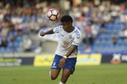 Anthony Lozano anotó 10 goles con el Tenerife en esta temporada.