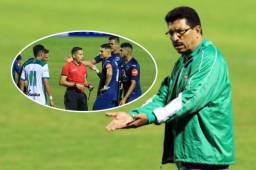 El entrenador de Platense se mostró molesto por la actitud de Motagua.