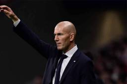 Zidane destacó el esfuerzo del equipo en el derbi ante el Atlético de Madrid. FOTO: AFP.