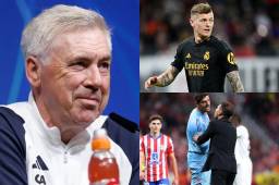 Ancelotti revela que extraña Kroos y le responde a Simeone tras el derbi: “Los violentos no pueden estar en un campo”