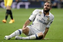 Carvajal estará casi un mes fuera del terreno de juego.