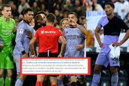 Duro golpe para el Real Madrid: Confirman la dura sanción a Bellingham tras “menospreciar” a Gil Manzano en Mestalla