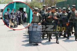 Más de 400 policías están dando resguardo a los aficionados que llegan al Yankel Rosenthal.
