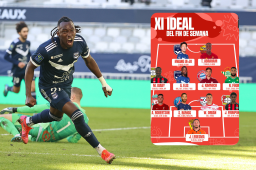 El delantero hondureño sigue viviendo un gran torneo en la Liga de Francia y ahora destaca entre los mejores.