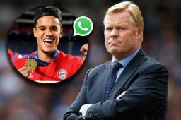 Coutinho formará parte del nuevo plantel que espera construir Ronald Koeman en el Barcelona.