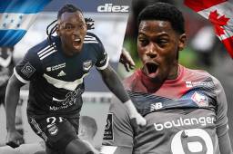 Alberth Elis y Jonathan David son dos de los mejores goleadores en la Liga de Francia.