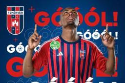 ¡Potente derechazo! Deybi Flores se estrena como goleador con el Fehérvár de la primera división de Hungría