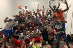 Así celebraron en Santa Bárbara los jugadores del Real Juventud su pase a la siguiente fase, siguen soñando con volver a Liga Nacional después de 10 años de su ascenso.
