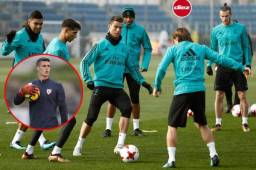 Los jugadores del Real Madrid entrenaron para el próximo compromiso del domingo ante el Celta.