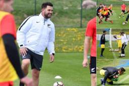 Parte de la plantilla de Nueva Zelanda en uno de sus entrenamientos en Polonia.