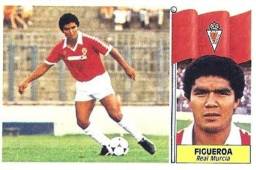 Roberto 'Macho' Figueroa, nacido en Olanchito, Yoro, jugó con el Real Murcia desde 1982 a 1986.