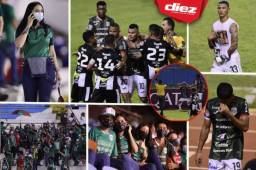 El Marathón selló este miércoles su boleto a octavos de final de Concacaf League tras vencer al Diriangén de Nicaragua por 2-1 en el estadio Olímpico donde miles de aficionados asistieron, entre ellos, chicas hermosas que se robaron el show. Así se vivió el partido en imágenes: zafarracho, celebraciones, lamentos y dedicaciones.