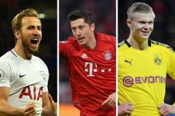 Lewandowski y Haaland son los futbolistas que lideran la tabla de goleo en la Champions League. El crack del Dortmund ya se quedó afuera de la competencia.
