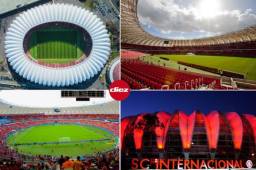 Una auténtica mesa de billar es el terreno de juego del estadio Beira-Rio de Porto Alegre en donde se enfrentarán Brasil y Honduras en duelo amistoso.