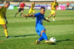 Bryan Moya anota el gol del triunfo del Zulia FC. Foto cortesía.