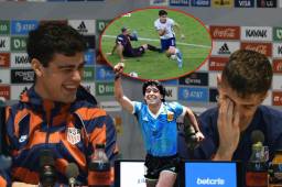 Se carcajearon: la imperdible reacción de Gio Reyna tras las comparaciones con Maradona; Pulisic se tapó el rostro de “vergüenza”