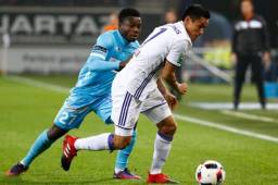 El hondureño Andy Najar ha regresado recargado al Anderlecht después de la lesión en la rodilla que sufrió en marzo del año pasado. Foto cortesía Anderlecht