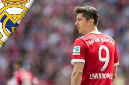 El delantero polaco Lewandowski es perseguido por el Real Madrid y Chelsea.