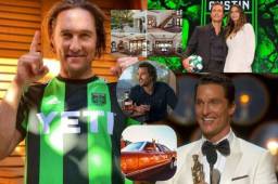 Uno de los dueños del nuevo equipo de la MLS, Austin FC, quien debutará este fin de semana ante el LAFC, es el famoso actor estadounidense Matthew McConaughey de 51 años. Recientemente reveló la razón del porqué invirtió en la franquicia tejana, la cual espera que haga historia en la nueva temporada. Aquí te mostramos un poco de su vida plagada de pasiones, lujos, premios y novias.