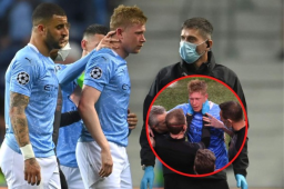 Kevin De Bruyne se podría perder la Eurocopa 2021 por la lesión que sufrió en la final de Champions League.