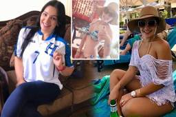 Virginia Varela, es la esposa del seleccionado hondureño Emilio Izaguirre y ha subido en sus redes sociales fotos de sus vacaciones en Roatán. Posa en bikini luciendo su cuerpazo.