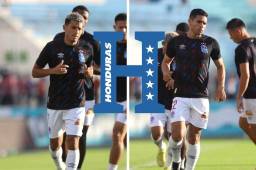 José Mario Pinto y Carlos Pineda son los últimos dos jugadores en unirse a la selección de Honduras. FOTO: Mauricio Ayala.