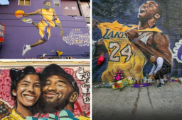 Estas son las principales esculturas en honor a Kobe Bryant, el basquetbolistas que murió en un accidente de helicóptero a los 41 años. Varios lugares en el mundo fueron pintados con el rostro de 'Black Mamba'.