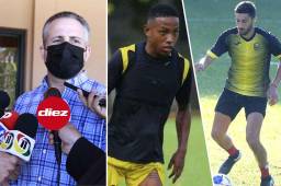 Elías Burbara anuncia las bajas de los extranjeros Franco Flores y Yesith Martínez; Kevin Álvarez podría mantenerse en Real España