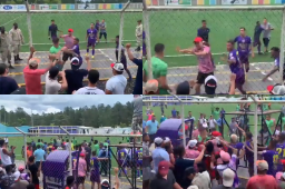 El partido entre ambos clubes olanchanos tuvo que ser detenido un par de minutos. Además, el inicio del partido se retrasó por una confusión de uniformes del Juticalpa y la cuarteta arbitral.