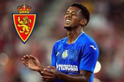 Real Zaragoza de España busca fichar al delantero hondureño Antony “Choco” Lozano tras inactividad en el Getafe