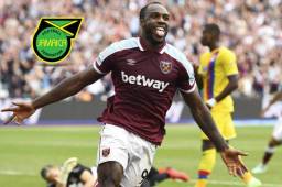 El delantero del West Ham de Inglaterra, Michail Antonio, es la gran figura en ataque que traerá Jamaica para el encuentro ante Honduras. Foto agencia