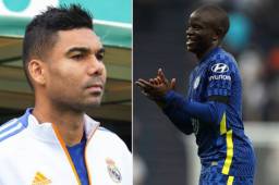 Casemiro explicó que Kanté cuenta con más libertad en el Chelsea y que el defensivo es Jorginho.