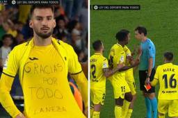¡Insólito! Jugador del Villareal fue expulsado con doble amarilla por levantarse la camiseta al momento de celebrar el gol