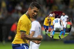 Roberto Firmino, delantero del Liverpool actualmente, fue el autor del gol que le dio la victoria a Brasil ante Honduras en 2015.