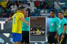 Said Martínez recibió reclamos de Cristiano Ronaldo por los goles anulados.