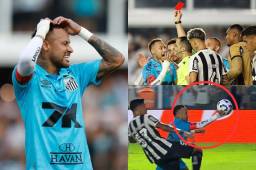 Neymar regresó, pero por su culpa el Santos cae en el descenso: así fue la tonta expulsión del 10 en la liga de Brasil