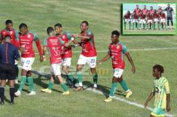 Marathón sumó su segunda victoria en la pretemporada tras vencer al Parrillas One por 5-3. Este fue el once titular que utilizó el Tato García y los goleadores del encuentro disputado en el Yankel Rosenthal. FOTOS: Neptalí Romero