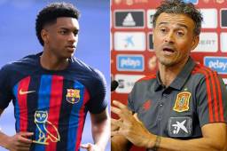 Alejandro Balde fue el elegido por Luis Enrique para sustituiar al lesionado José Luis Gaya en España.