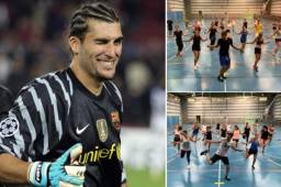 Además de la música, Pinto también se dedica ahora a poner en forma a sus seguidores con zumba y utilizando una cuerda.