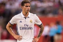 James Rodríguez se plantaría abandonar la entidad blanca en el mercado invernal.
