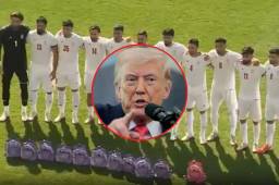 Los jugadores de Irán protestaron ante Donald Trump...