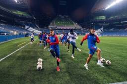 Olimpia trabajó en el césped sintético del CenturyLink Field donde este jueves (9:00pm de Honduras) enfrentará al Seattle Sounders.