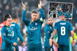 Sergio Ramos resaltó el golazo de Cristiano Ronaldo y el trabajo de sus compañeros en el triunfo 3-0 ante Juventus. Foto AFP