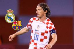 Luka Modric, se lesionó durante los partidos de la Liga de Naciones que disputó con Croacia.