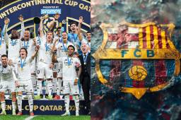 Barcelona no se olvidó del Real Madrid a la hora de festejar su aniversario de sextete.