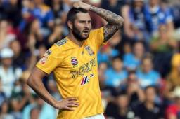 André-Pierre Gignac abandonó el entreno de Tigres este jueves y es duda para el clásico ante Monterrey.