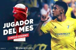 Antony Lozano recibirá el galardón al mejor futbolista de octubre el próximo 24 de noviembre.
