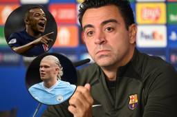 Xavi respondió de forma tajante sobre fichar a Haaland o Mbappé para el Barcelona.