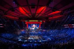 El Madison Square Garden tiene capacidad para unos 20 mil espectadores.